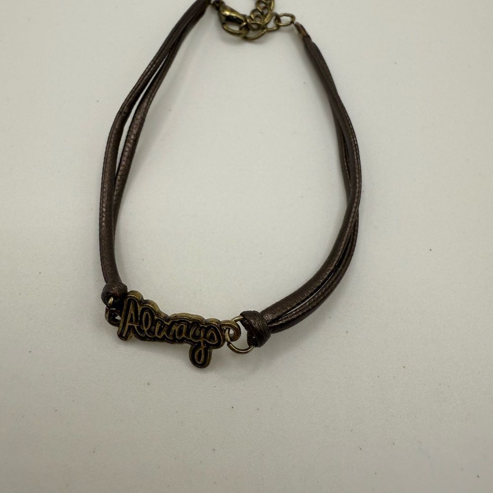 Harry Potter “Always” Faux Leather Bracelet | Snape Quote | Warner Bros. 2014